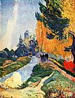 Paul Gauguin Famous Paintings - Les Alyscamps